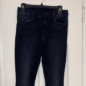 MOTHER Midnight Blue Denim Jeans